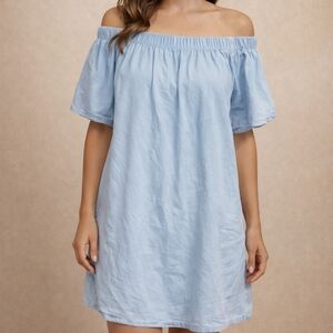 ♥️NWT the shoulder denim dress Forever 21